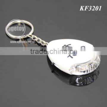 Promotional Custom Print Logo LED Light Whistle Key Holder With Electronical Key Finder photo-2