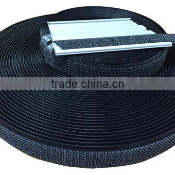 New design black Plastic hook and loop tape for Aluminum floor mop frame