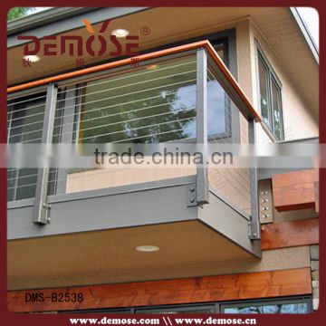 indoor balcony railing/stainless steel cable railing bracket