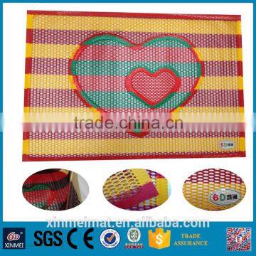 Recycled outdoor rug/non slip outdoor Plastic Rug