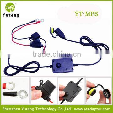 100% factory New design motorbike USB power supply output 5v 1000mA