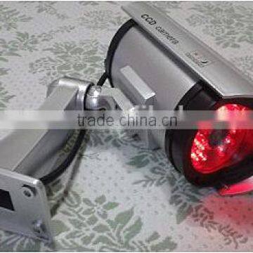 with LED flash light outdoor IR CCTV Dummy Security Bullet camera, Imitation camera/Fake camera (Dummy- AB-BX-11H)