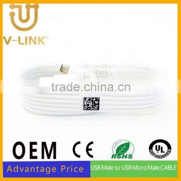 Factory price data cable 2.0 usb to micro usb cable for mobile phone