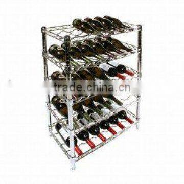 5-Tier Metal Wire Wine Rack