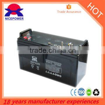 Solar panel battery 12v 100ah Deep Cycle Agm battery supplier