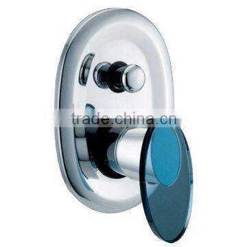 High Quality Brass Wall Bath Mixer Faucet, Polish and Chrome Mixer Finish, Conceal In wall Faucet