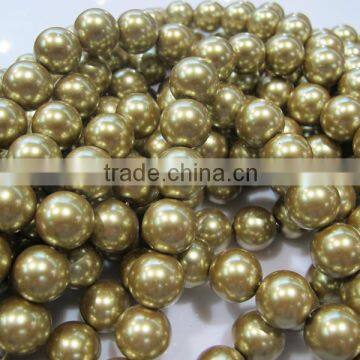 4mm top quality pearl glass bead mix order round glass 22