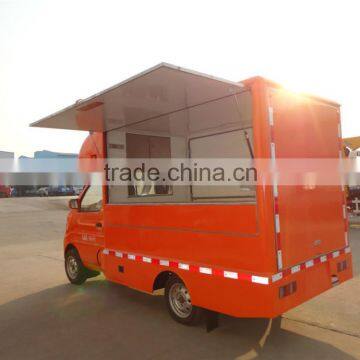 High quality low price 1.5 ton mini mobile restaurant food car