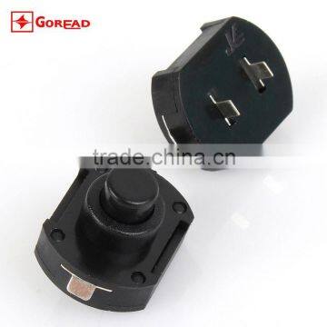 Goread 3W plastic flashlight push button switch