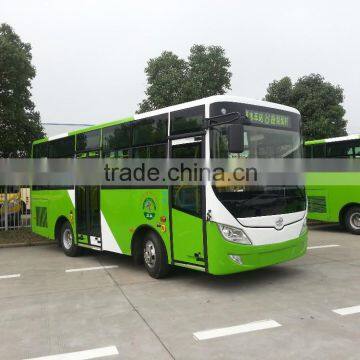 Huaxin 30 seats new condition Euro4 diesel rear engine mini city bus for sale