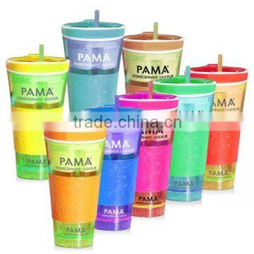 2 in 1 dishwasher safe 16oz/450ml snacking & drinking travel tumbler