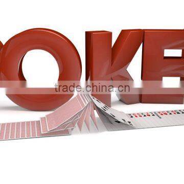 PLASTIC PRINTABLE CUSTOM POKER CARD