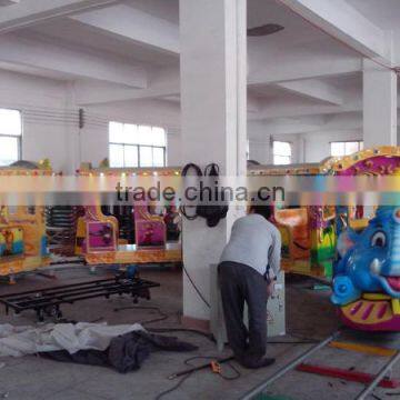 Super Supplier Amusement Park Mini Train Rides, Playground Rides Elephant Mini Train for Kids Quality Choice photo-2