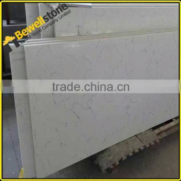 Large size 3400x1800mm carrare quartz stone slab