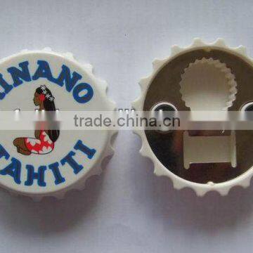 custom bottle cap shape bottle opener with magnet                        
                                                Quality Choice