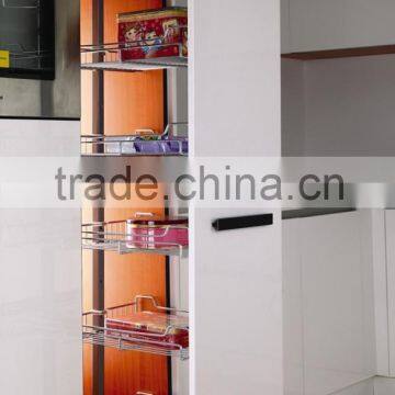 TKK Kitchen Larder Sliding Wire Basket Tall Unit