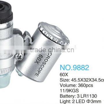 pocket microscope /uv light microscope/led microscope