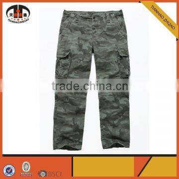 Mens Camo Combat Trousers