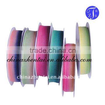 rainbow organza ribbon