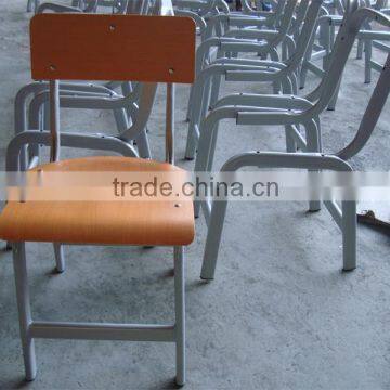 student desk and chair/metal wooden school furniture