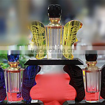 2016 new design show sell large capacity glass K9 crystal perfume bottle & best selling crystal perfume bottle design                        
                                                                                Supplier's Choice