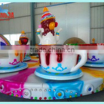 Best selling indoor equipment for children game tea cup ride