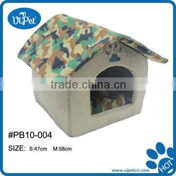 Camo Green paw pet house with cheap price