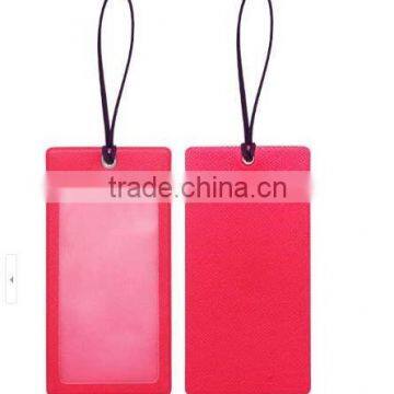 Fashion Color Custom Travel Name Tags With ID Window