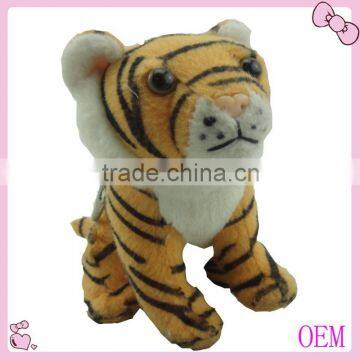 High quality small cute plush toy tiger