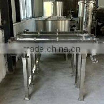 Tubular type fruit juice sterilizer for semi-fluid