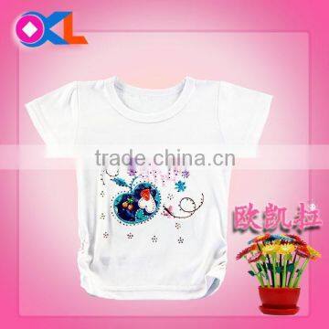 High quality new design reasonable price in china  supplier white mother and daughter t-shirt
