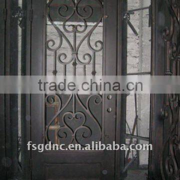 Wrought Iron Entrance Door
