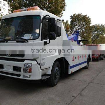 high cost performance dongfeng heavy duty wrecker truck