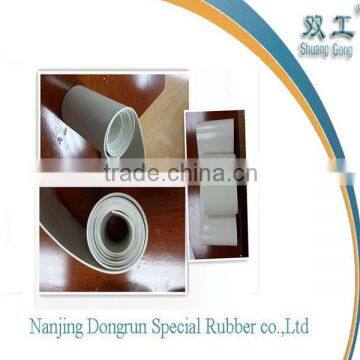 55hardness nylon insertion white rubber sheet