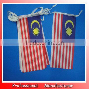 Eco-friendly polyester Malaysia flag,cheap price bunting flag,banner flag