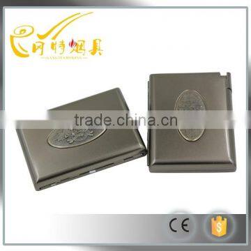 GT-HN99901 Long-term supply wholesale metal automatic 20 of which sell like hot cakes Caesar silver cigarette case