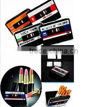 Creative Metallic Cassette Shape Storage Box