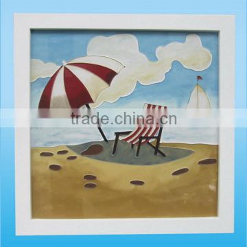 Nautical beach decorative frame glass frame