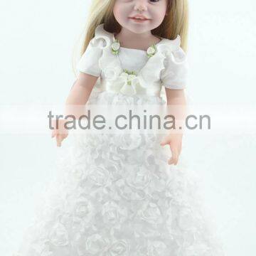 Eco-friendly Vinyl Baby Doll Custom American Girl Doll Birthday Gift and Home Decoration 18inch Doll American Girl photo-4