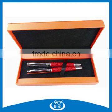 Metal Ball Pen Case Leather,Leather Pen Set