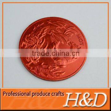 eye-catching custom 3d coin with colors