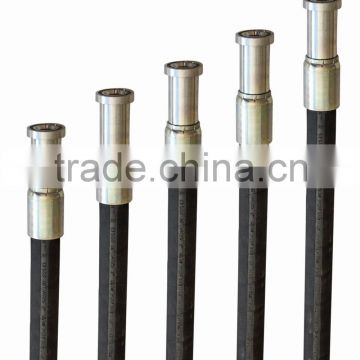 SAE SN DIN good quality rubber hydraulic hose and fittings