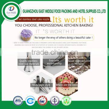 304 Stainless Steel 12pcs Food Grade Piping Cake Nozzle Dessert Decorators Baking Tools