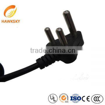 factory suppy 3 pin european standard ac power cord cable