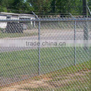 Galvanized Chain Link Boundary Wall Fence for Sale (27 years manufacturer)