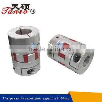 Precision setscrew curved jaw coupling