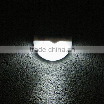 Solar led stair wall sensor+sound light+body sensor deck mount solar stair sensor led night lamp light
