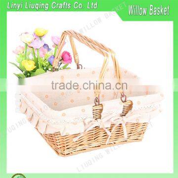 Wholesale Wicker Swing Handled picnic shopping baskets