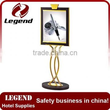 Top selling metal display racks stand Menu Display Stand