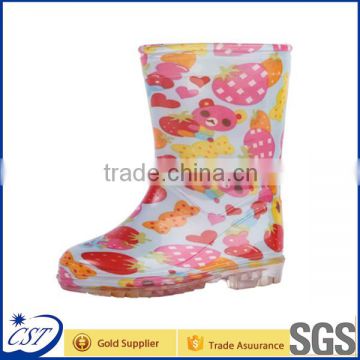 Latest design transparent PC soles high heel plastic rain boots Hot Sale